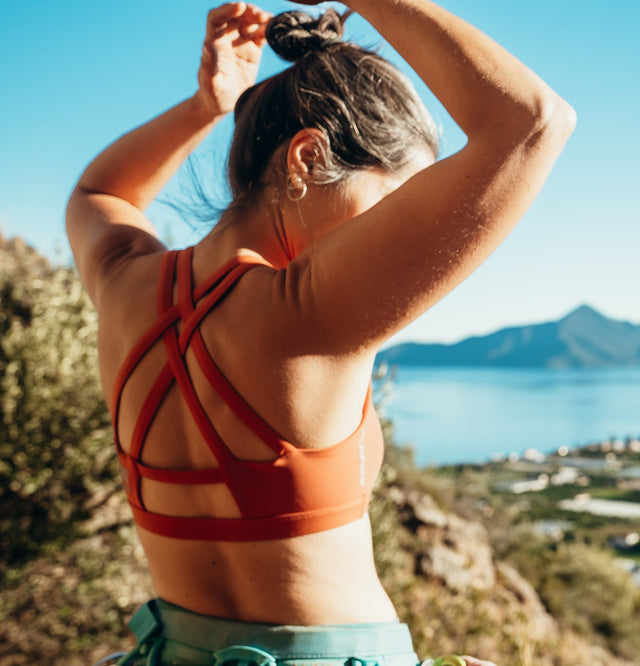 Climbing Sports Bra | Racerback Design