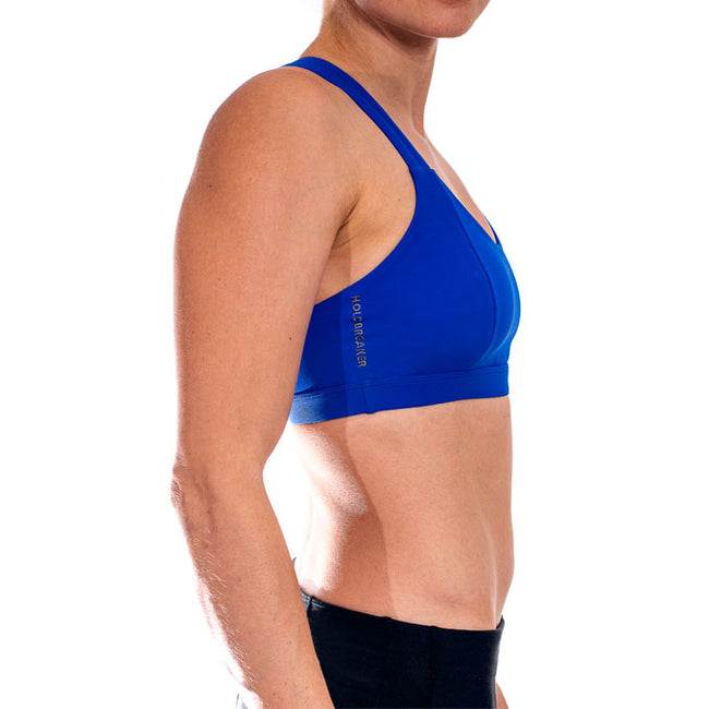 Blue HoldBreaker X Climbing Sports Bra | Comfortable Rock Climbing Bra